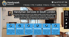 Desktop Screenshot of handyworksolutions.co.uk